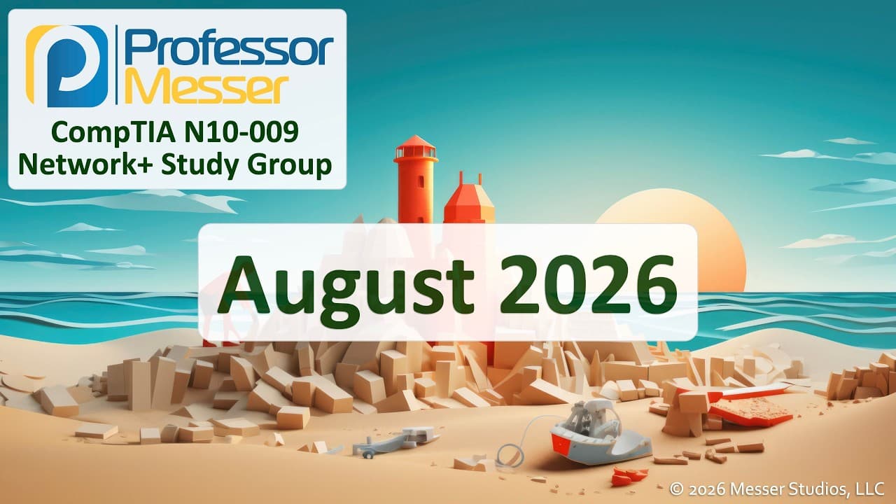 CompTIA Network+ (N10-009) Study Group Session Highlights Key Exam Topics and Resources