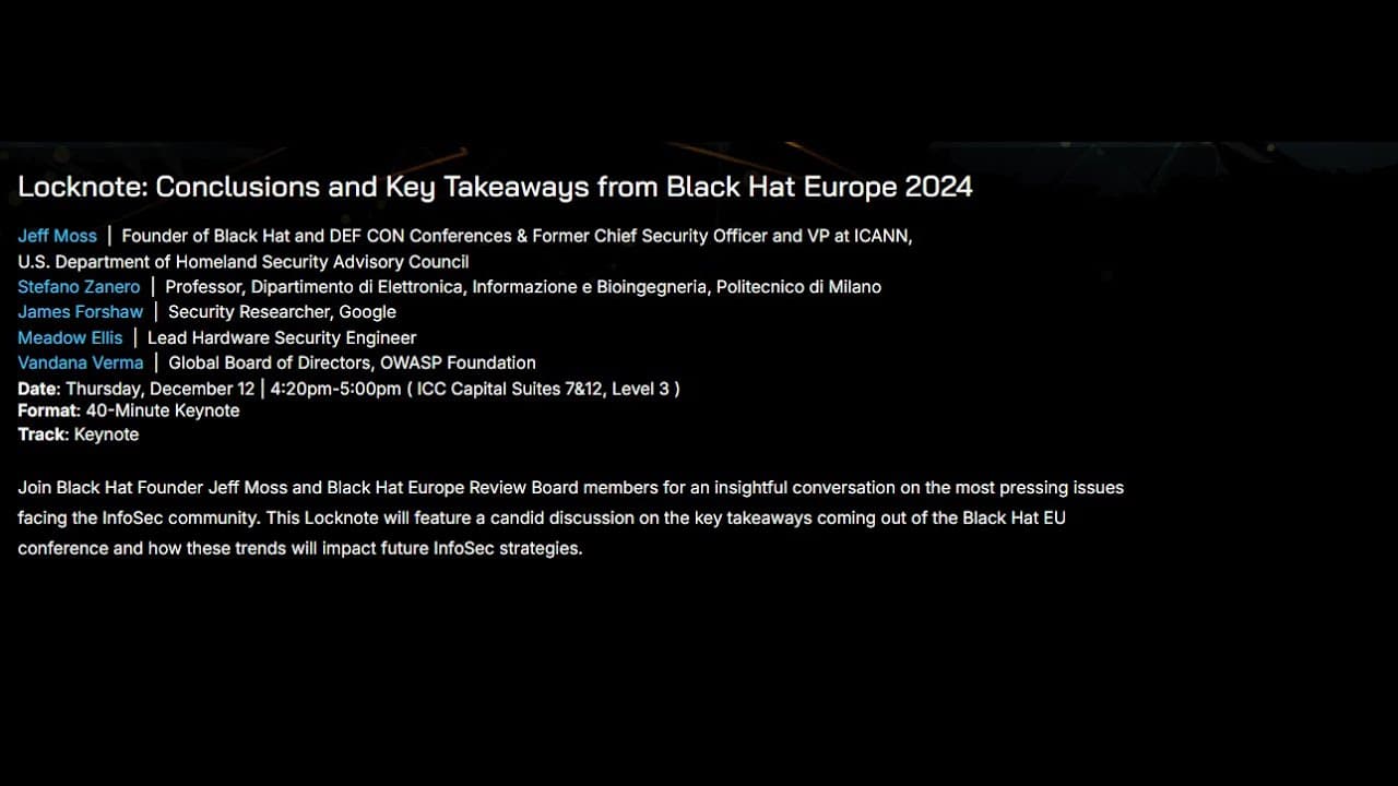 New Black Hat Video Discusses AI and Cybersecurity Trends