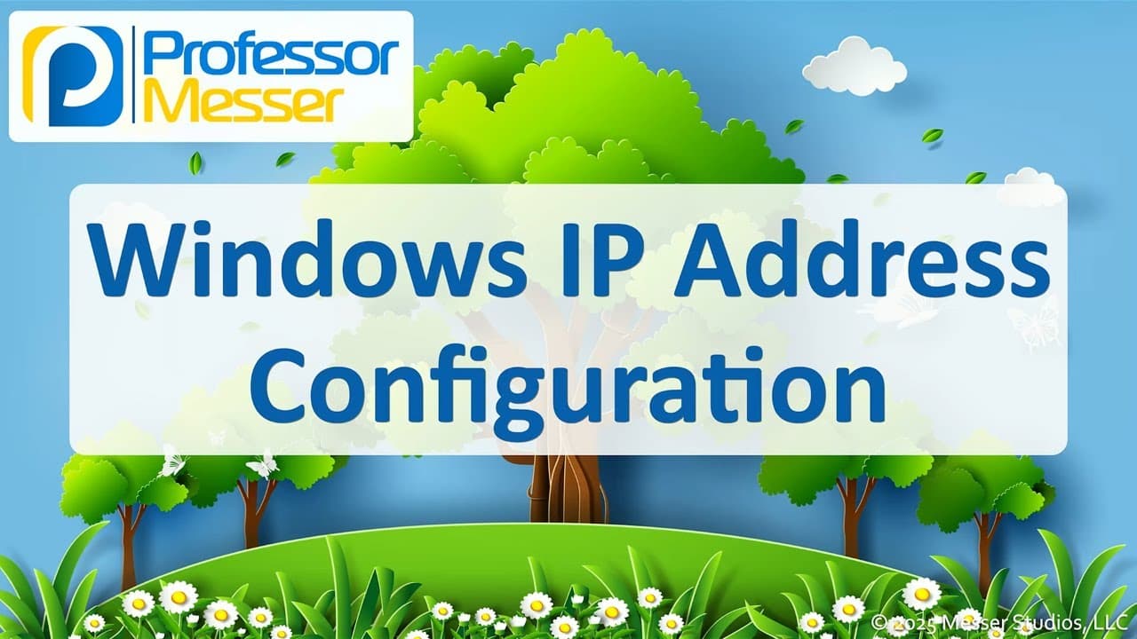 New Video from @professormesser Explains IP Addressing and DHCP