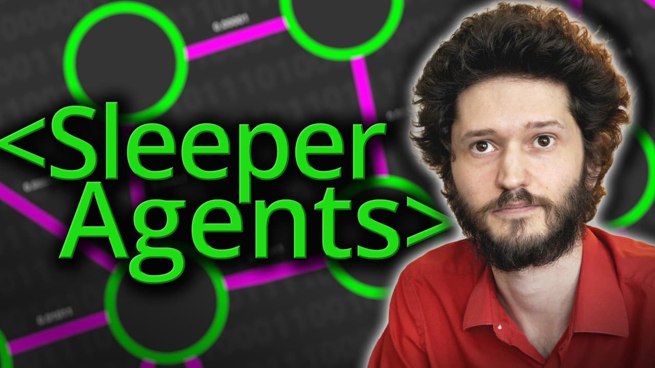 New Video from @Computerphile Discusses Sleeper Agents in AI Systems