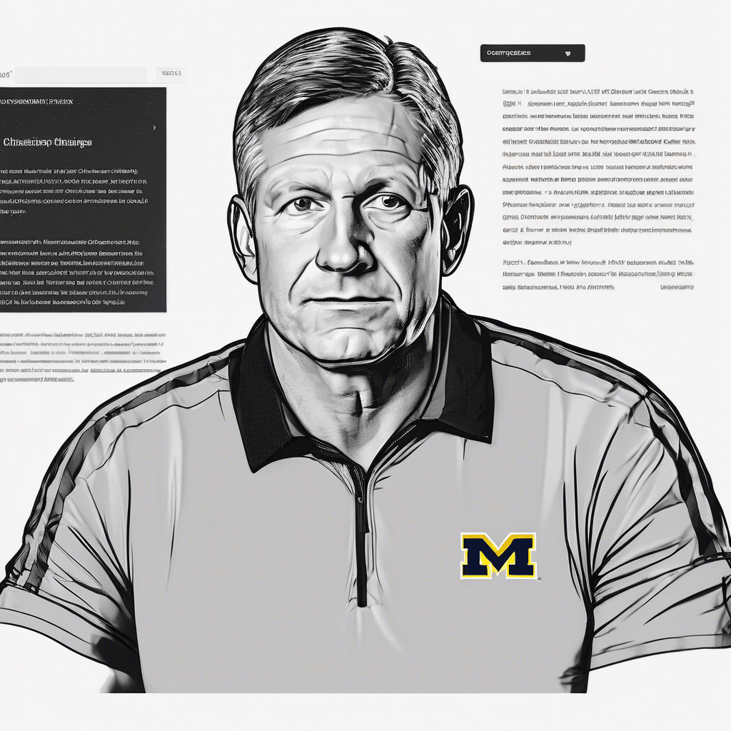 Former University of Michigan Football Coach Indicted on Cybercrime Charges