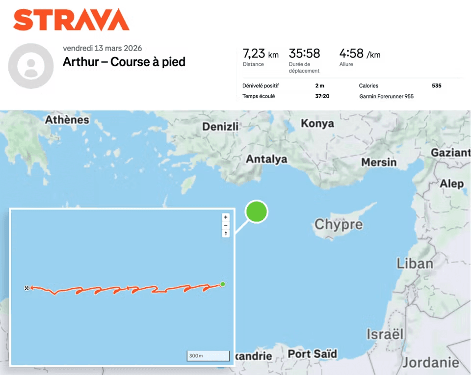 French Aircraft Carrier Charles de Gaulle Tracked via Strava App in OPSEC Failure