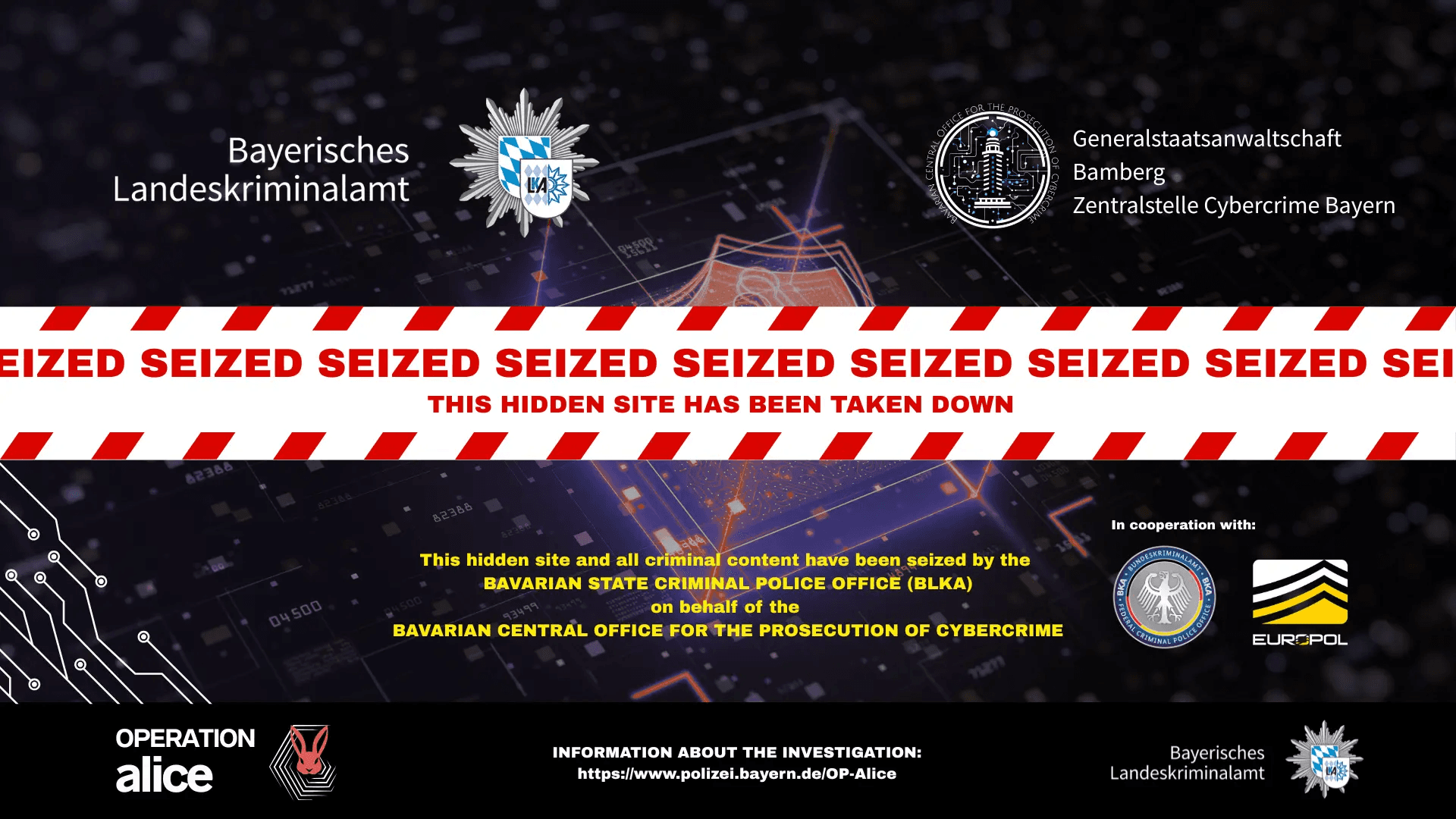 International Police Operation Alice Takes Down 373,000 Dark Web Sites Exploiting Children