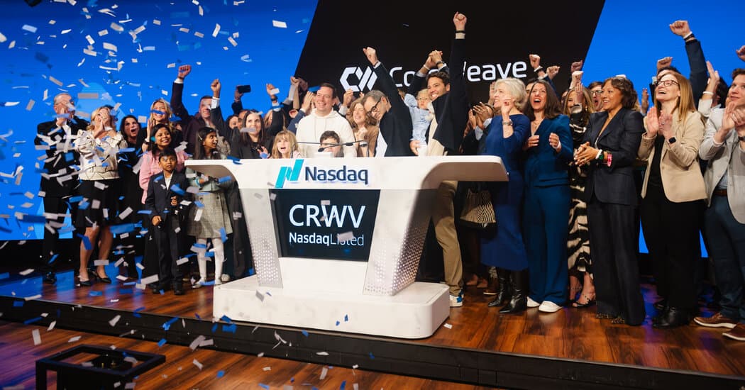 CoreWeave Disappoints in IPO Debut Amid Debt Concerns and Economic Uncertainty