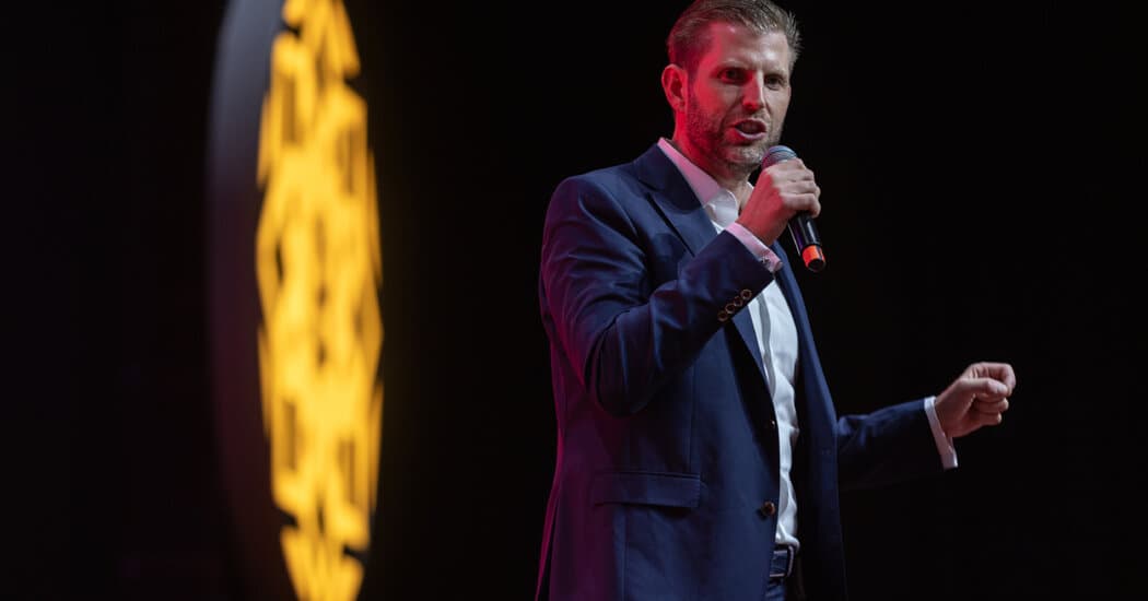 Eric Trump and Donald Trump Jr. Invest in Bitcoin Mining Venture