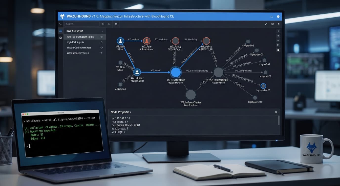 Wazuh Hound: Tool Integrates Wazuh with BloodHound for Enhanced Security Mapping