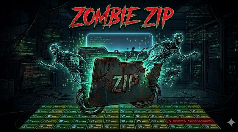 New "Zombie ZIP" Technique Evades Most Security Solutions