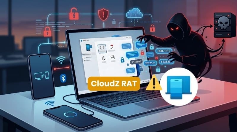 CloudZ RAT Malware Targets Windows Mobile Connecté Application to Spy on SMS Messages