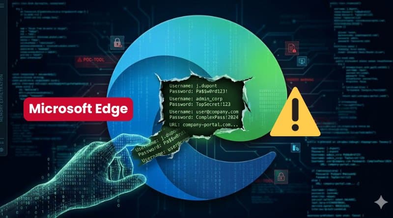 Microsoft Edge Vulnerability Exposes Passwords in Plaintext in Windows Memory