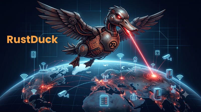 RustDuck Botnet Targets Routers, IP Cameras, and Servers for DDoS Attacks