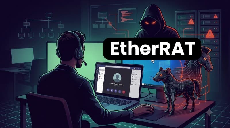 Cybercriminals Impersonate IT Support via Microsoft Teams to Deploy EtherRAT Malware