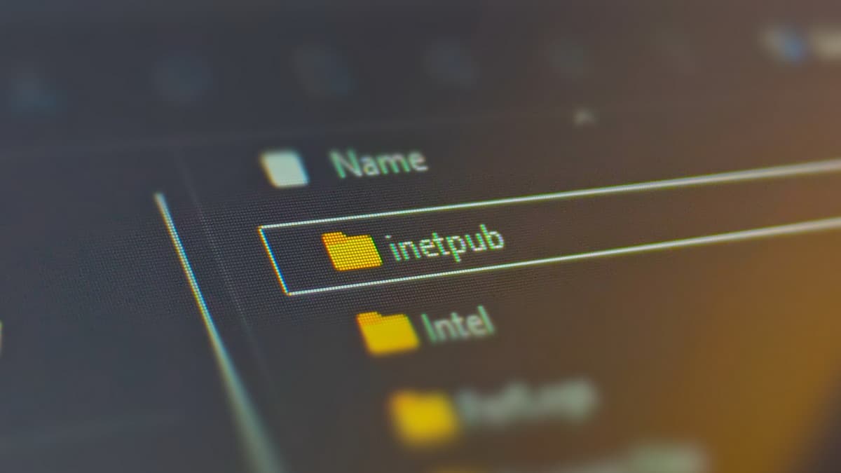 Microsoft's inetpub Folder Causes Security Concerns